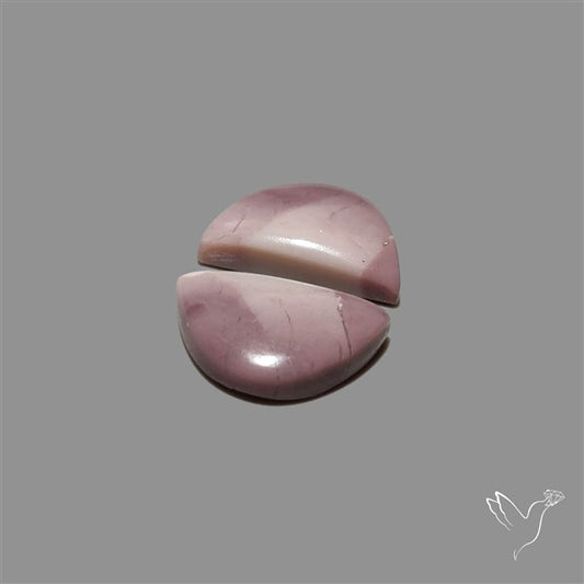 Hyacinth Jasper Cabochons Pair