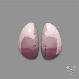 Hyacinth Jasper Cabochons Pair