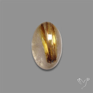 Copper Rutilated Quartz Cabochon