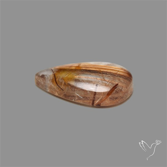 Copper Rutilated Quartz Cabochon