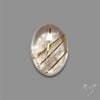 Copper Rutilated Quartz Cabochon