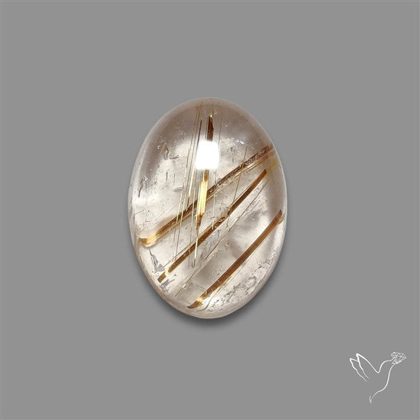Copper Rutilated Quartz Cabochon