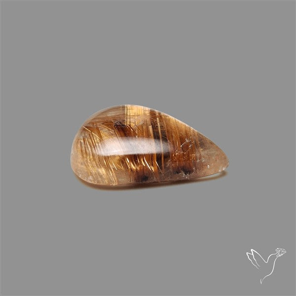Copper Rutilated Quartz Cabochon