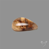 Copper Rutilated Quartz Cabochon