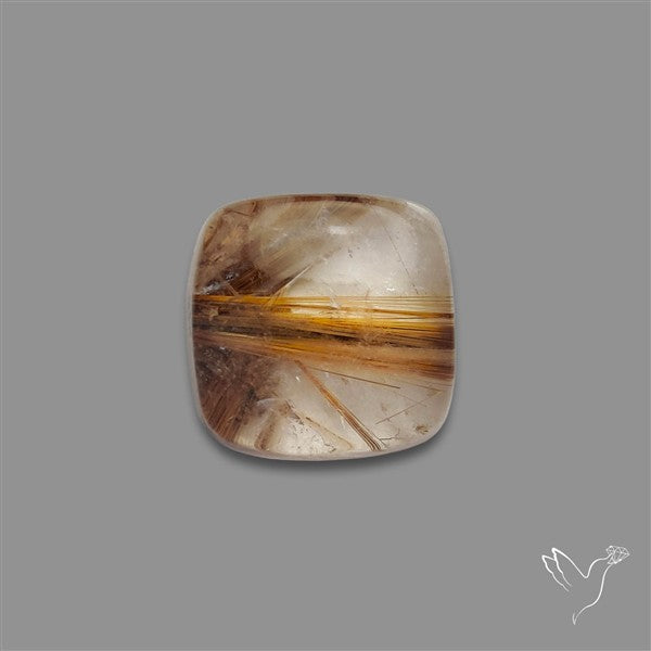 Copper Rutilated Quartz Cabochon