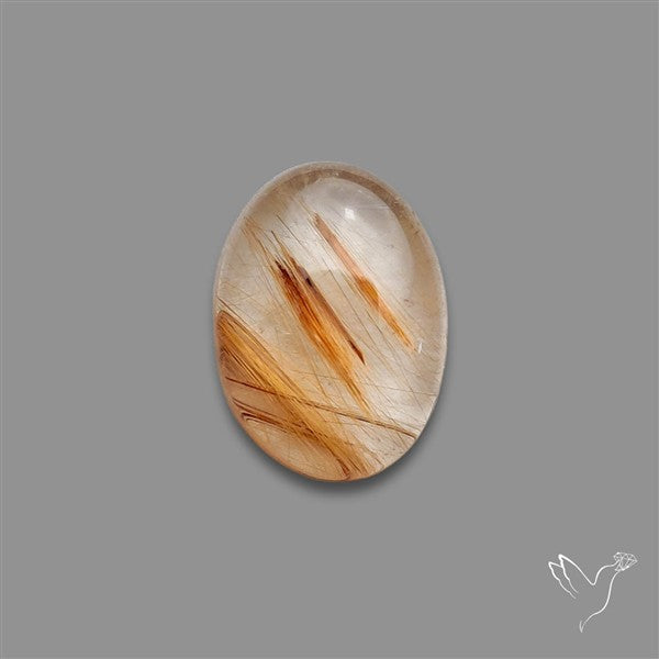 Copper Rutilated Quartz Cabochon