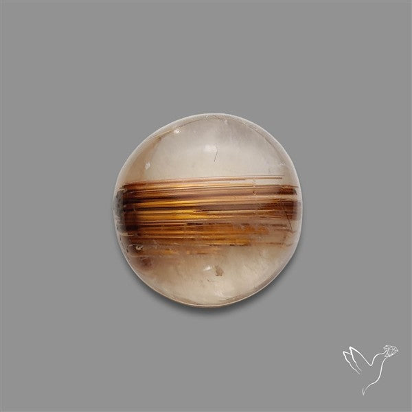 Copper Rutilated Quartz Cabochon