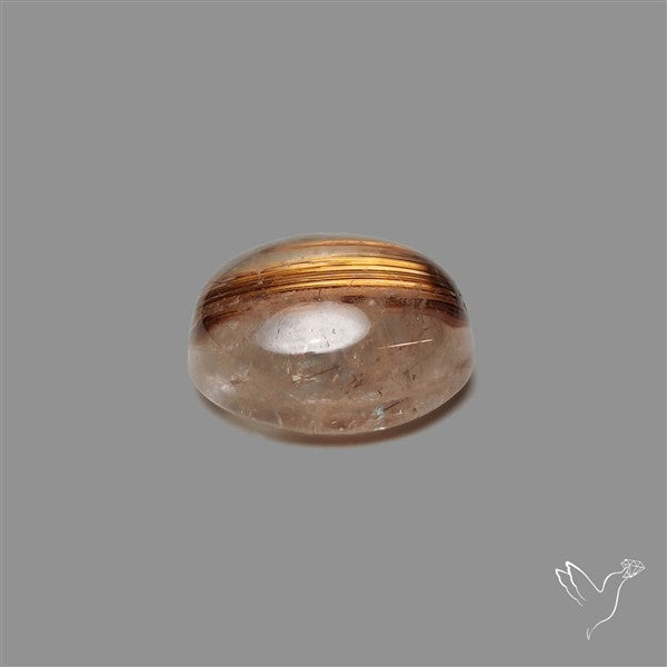 Copper Rutilated Quartz Cabochon