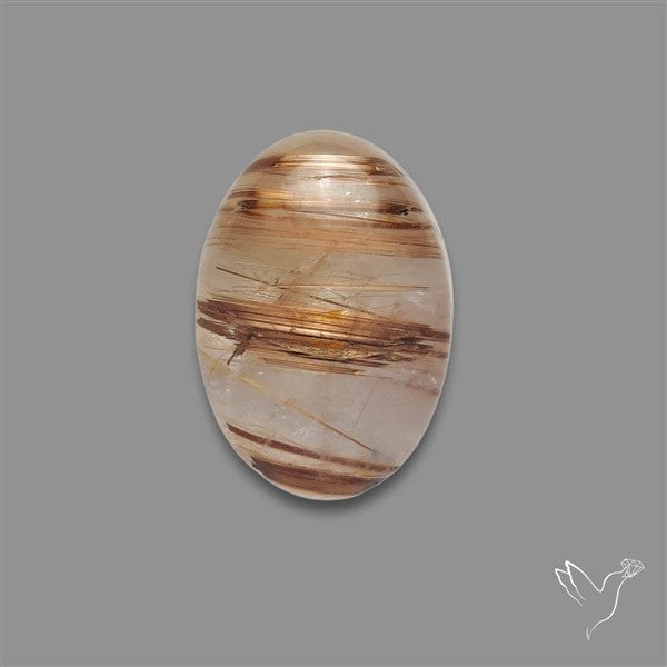 Copper Rutilated Quartz Cabochon