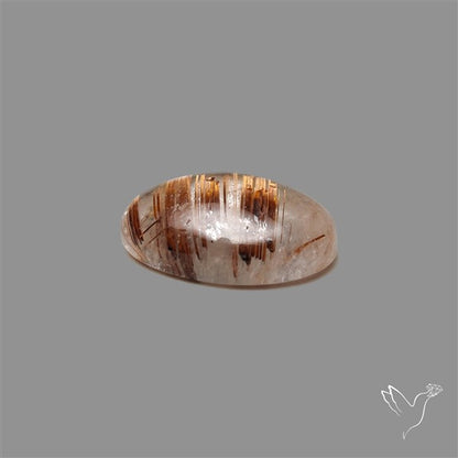 Copper Rutilated Quartz Cabochon