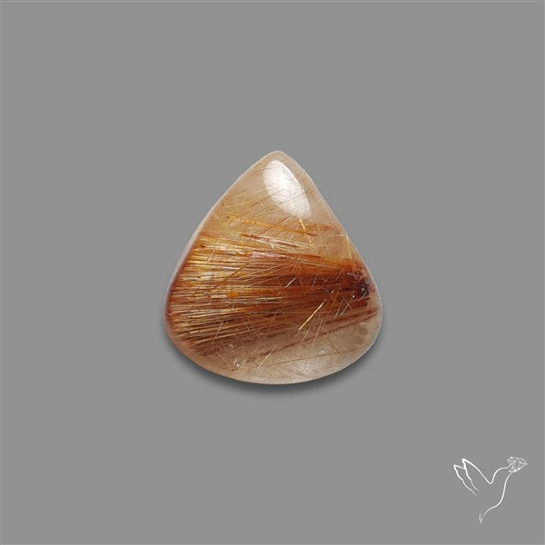 Copper Rutilated Quartz Cabochon