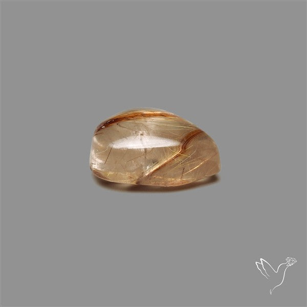 Copper Rutilated Quartz Cabochon