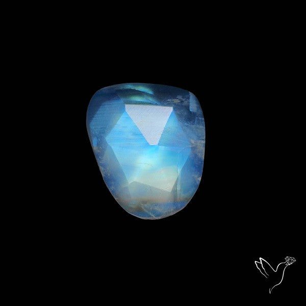 Rose Cut Rainbow Moonstone
