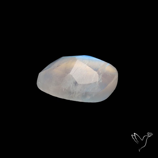 Rose Cut Rainbow Moonstone