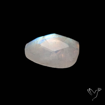 Rose Cut Rainbow Moonstone