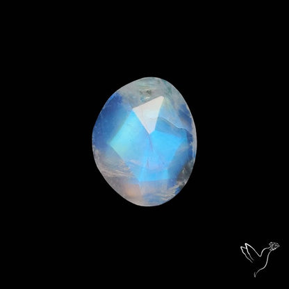Rose Cut Rainbow Moonstone