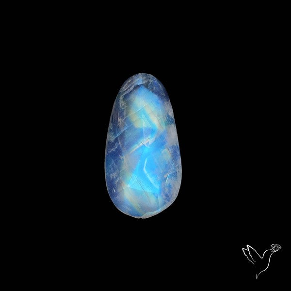 Rose Cut Rainbow Moonstone