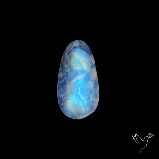 Rose Cut Rainbow Moonstone