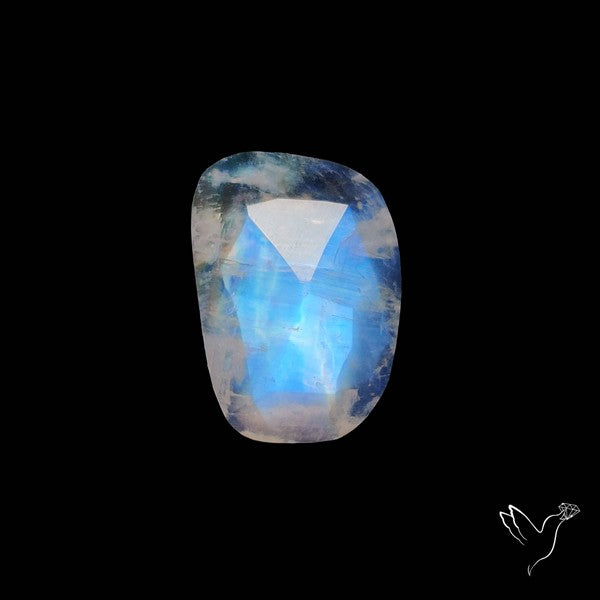 Rose Cut Rainbow Moonstone