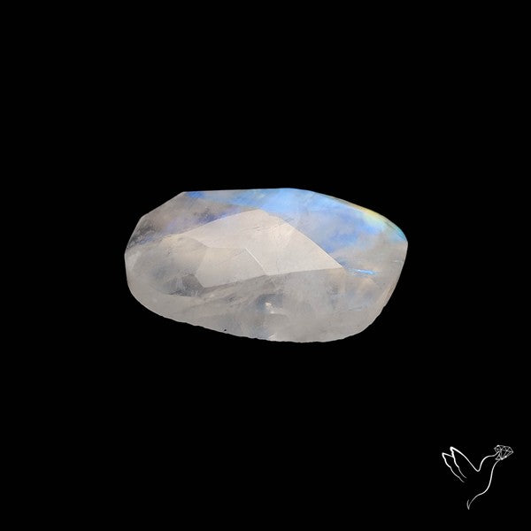 Rose Cut Rainbow Moonstone