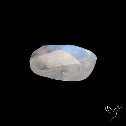 Rose Cut Rainbow Moonstone