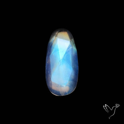 Rose Cut Rainbow Moonstone