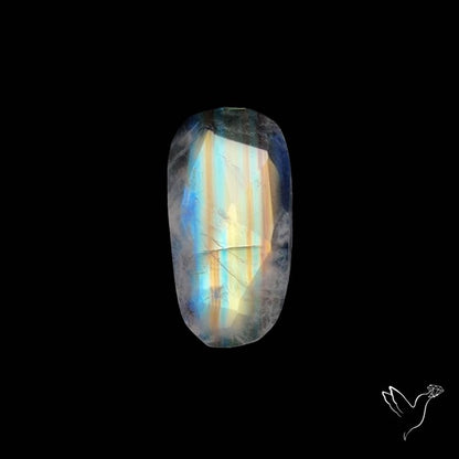 Rose Cut Rainbow Moonstone