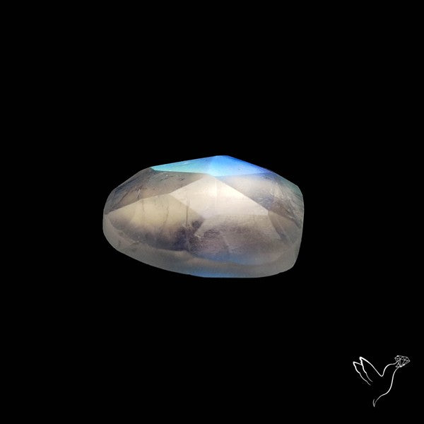 Rose Cut Rainbow Moonstone