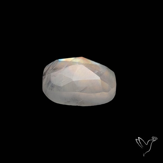 Rose Cut Rainbow Moonstone