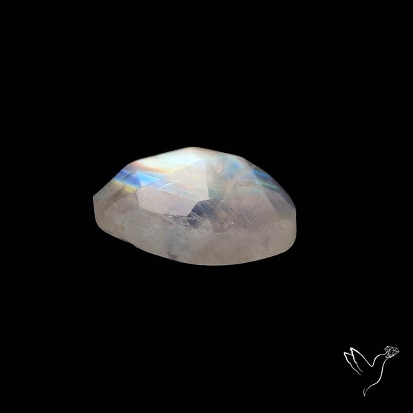 Rose Cut Rainbow Moonstone