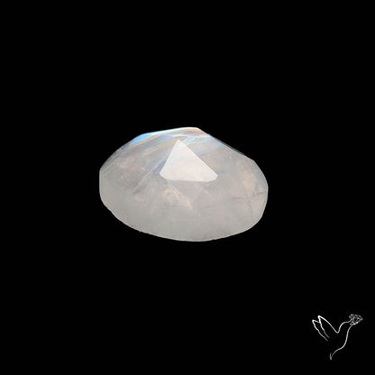 Rose Cut Rainbow Moonstone