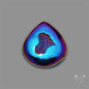 Titanium Coated Chalcedony Druzy Pocket