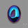 Titanium Coated Chalcedony Druzy Pocket
