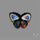 Aurora Opal With Black Onyx Butterfly Carving Doublet