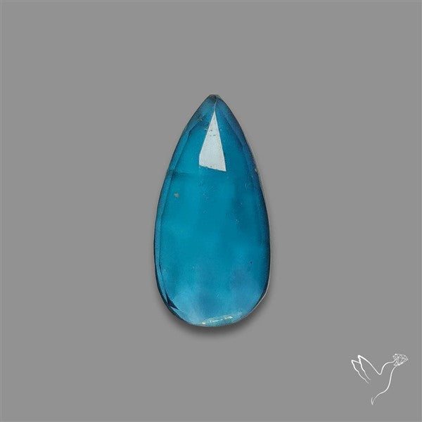 Teal Kyanite Rose Cut High Grade Deep Teal Blue