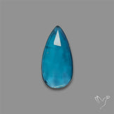 Teal Kyanite Rose Cut High Grade Deep Teal Blue
