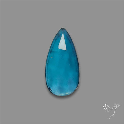 Teal Kyanite Rose Cut High Grade Deep Teal Blue