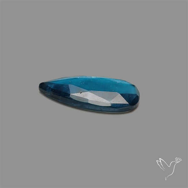 Teal Kyanite Rose Cut High Grade Deep Teal Blue