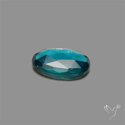 Teal Kyanite Rose Cut High Grade Deep Teal Blue