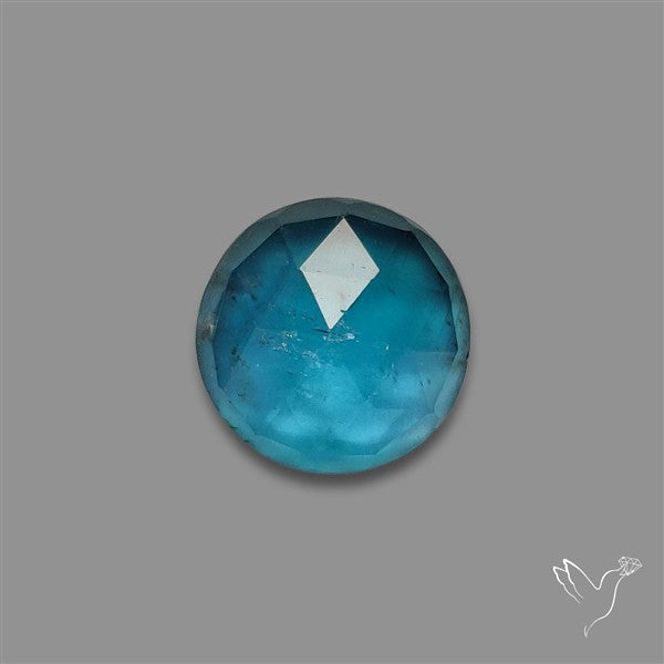 Teal Kyanite Rose Cut High Grade Deep Teal Blue