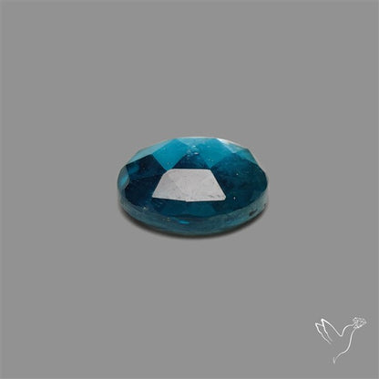 Teal Kyanite Rose Cut High Grade Deep Teal Blue