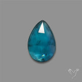 Teal Kyanite Rose Cut High Grade Deep Teal Blue