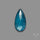 Teal Kyanite Rose Cut High Grade Deep Teal Blue