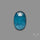 Teal Kyanite Rose Cut High Grade Deep Teal Blue