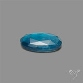 Teal Kyanite Rose Cut High Grade Deep Teal Blue