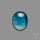 Teal Kyanite Rose Cut High Grade Deep Teal Blue