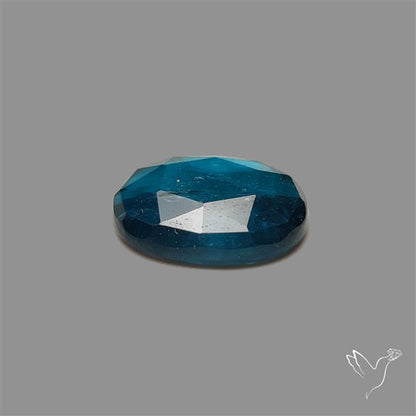 Teal Kyanite Rose Cut High Grade Deep Teal Blue