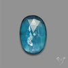 Teal Kyanite Rose Cut High Grade Deep Teal Blue