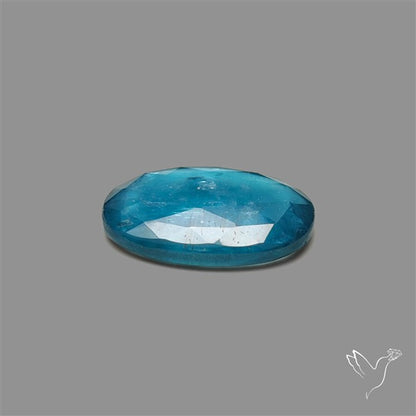 Teal Kyanite Rose Cut High Grade Deep Teal Blue