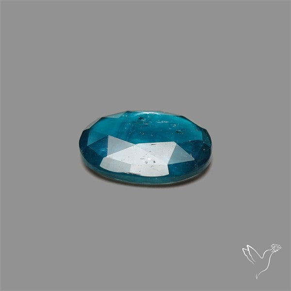 Teal Kyanite Rose Cut High Grade Deep Teal Blue